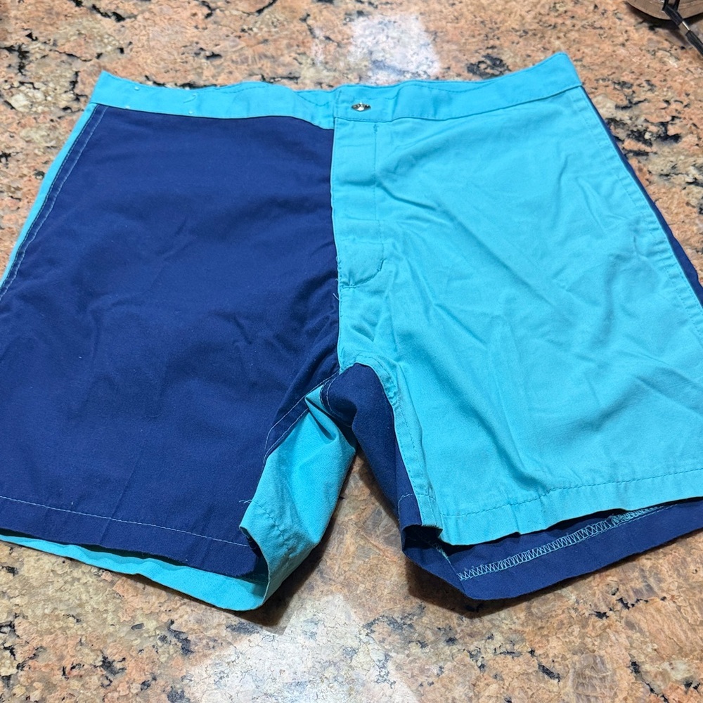 Men's vintage Weeds Two-Tone Blue board Shorts size 33
